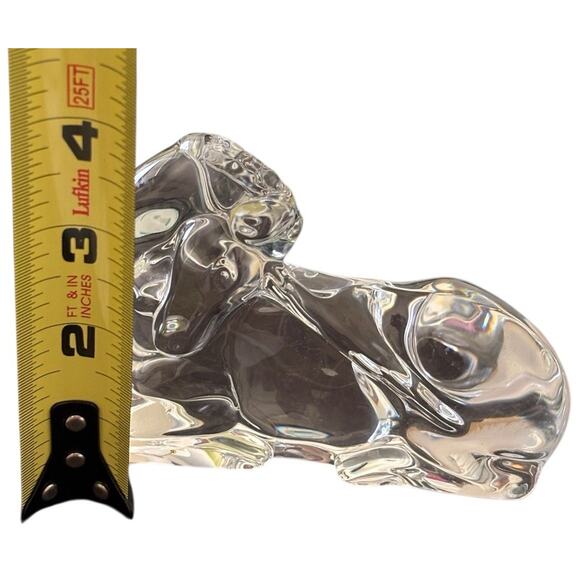 Baccarat Crystal Unicorn Figurine Paperweight Signed Made In France Retired - Picture 6 of 9